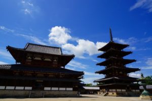 奈良法隆寺の五重塔