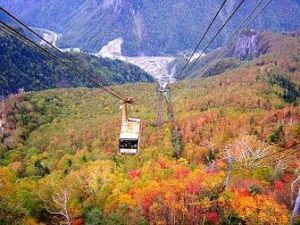 黒岳ロープウェイからの紅葉