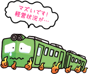 経営状態がまずい銚子電鉄