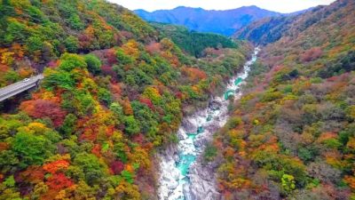龍王峡 紅葉