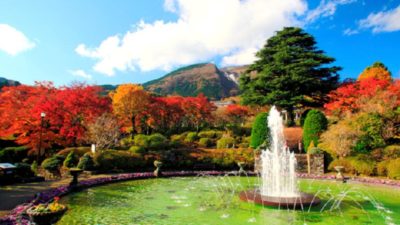 紅葉で彩られた箱根