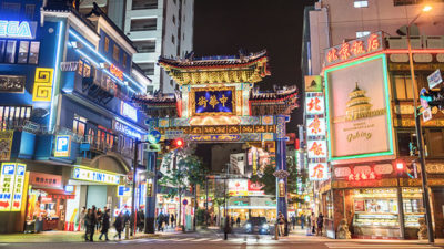 夜の横浜中華街1