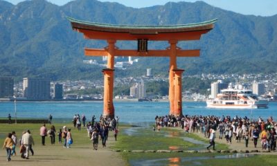 厳島神社 干潮