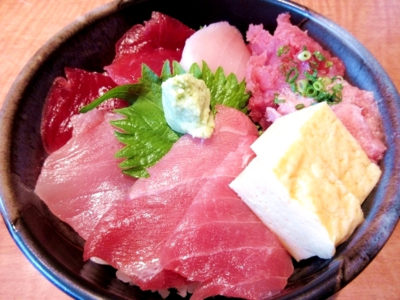 三崎名物の美味しいマグロ