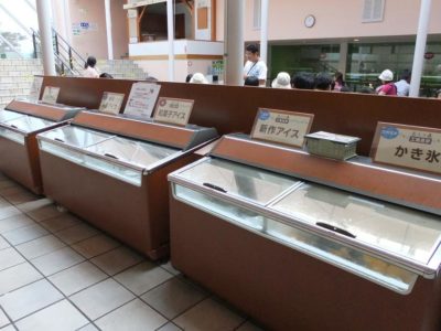 シャトレーゼ白州工場　アイス食べ放題1