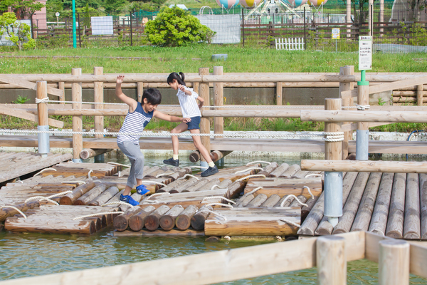 遊園地ぐりんぱ　　アスレチック